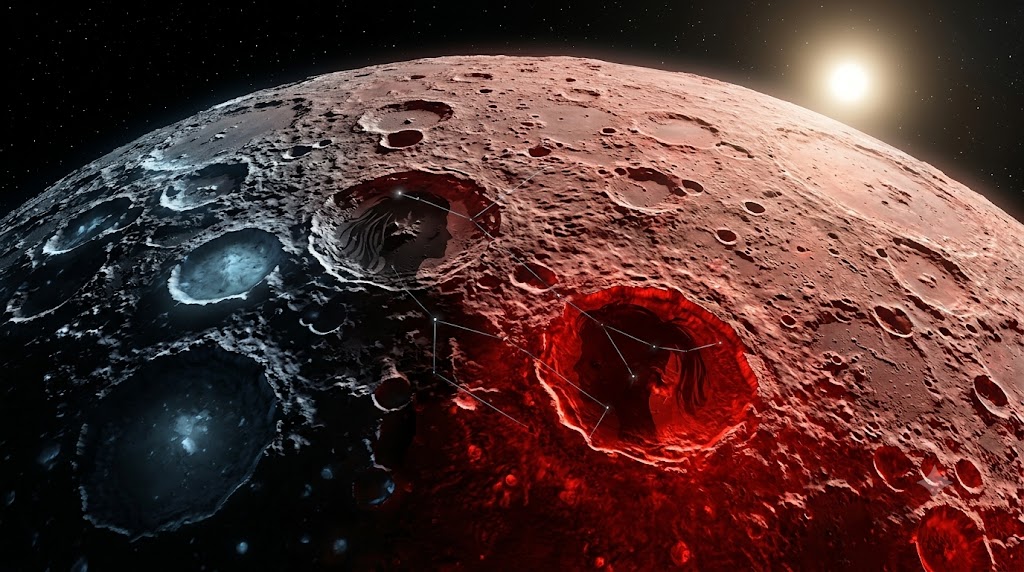 極端な熱と冷たさが同居する水星のクレーター表面を捉えた宇宙画像